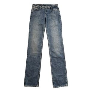 New Zara Straight Leg Stitched Jeans 6688/299 Size 40 US 8